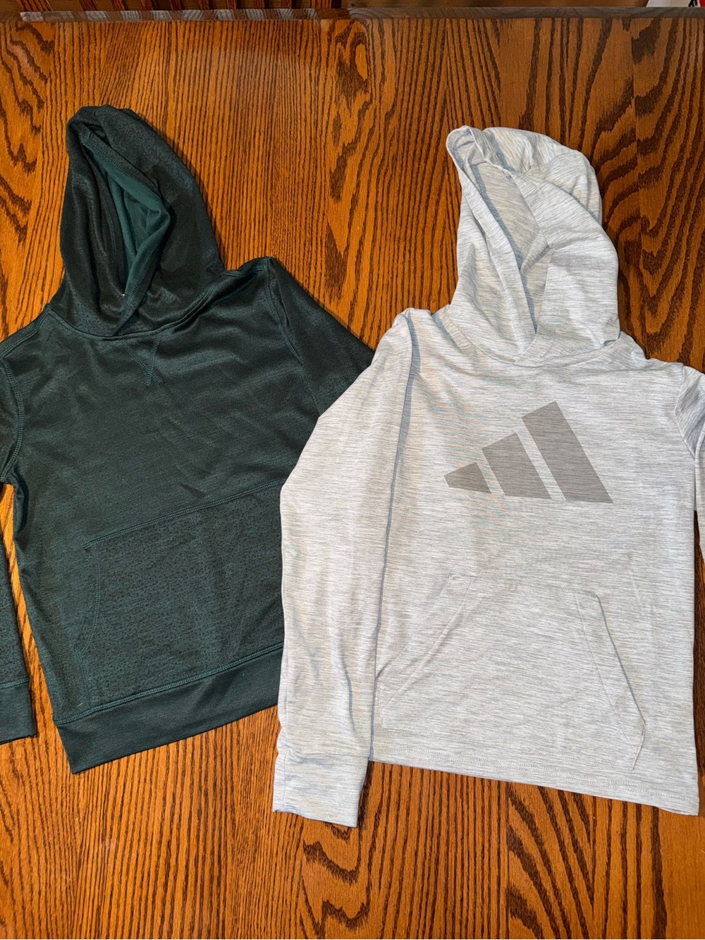 Kids Long Sleeve Hooded Shirts